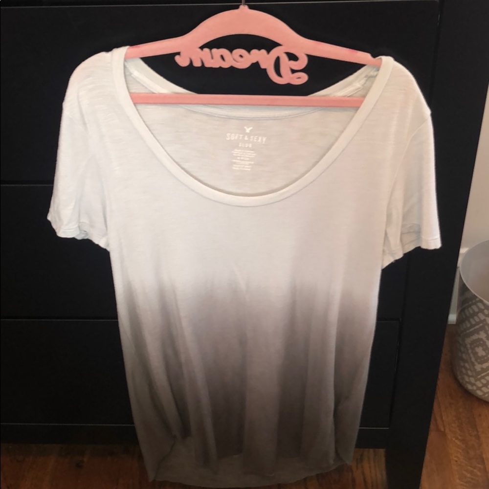 casual ombré soft and sexy t